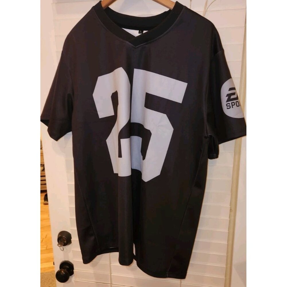 EA Sports College Football 25 #25  black JERSEY NCAA Size adult Large